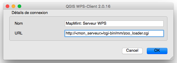 QGIS WPS Client 1